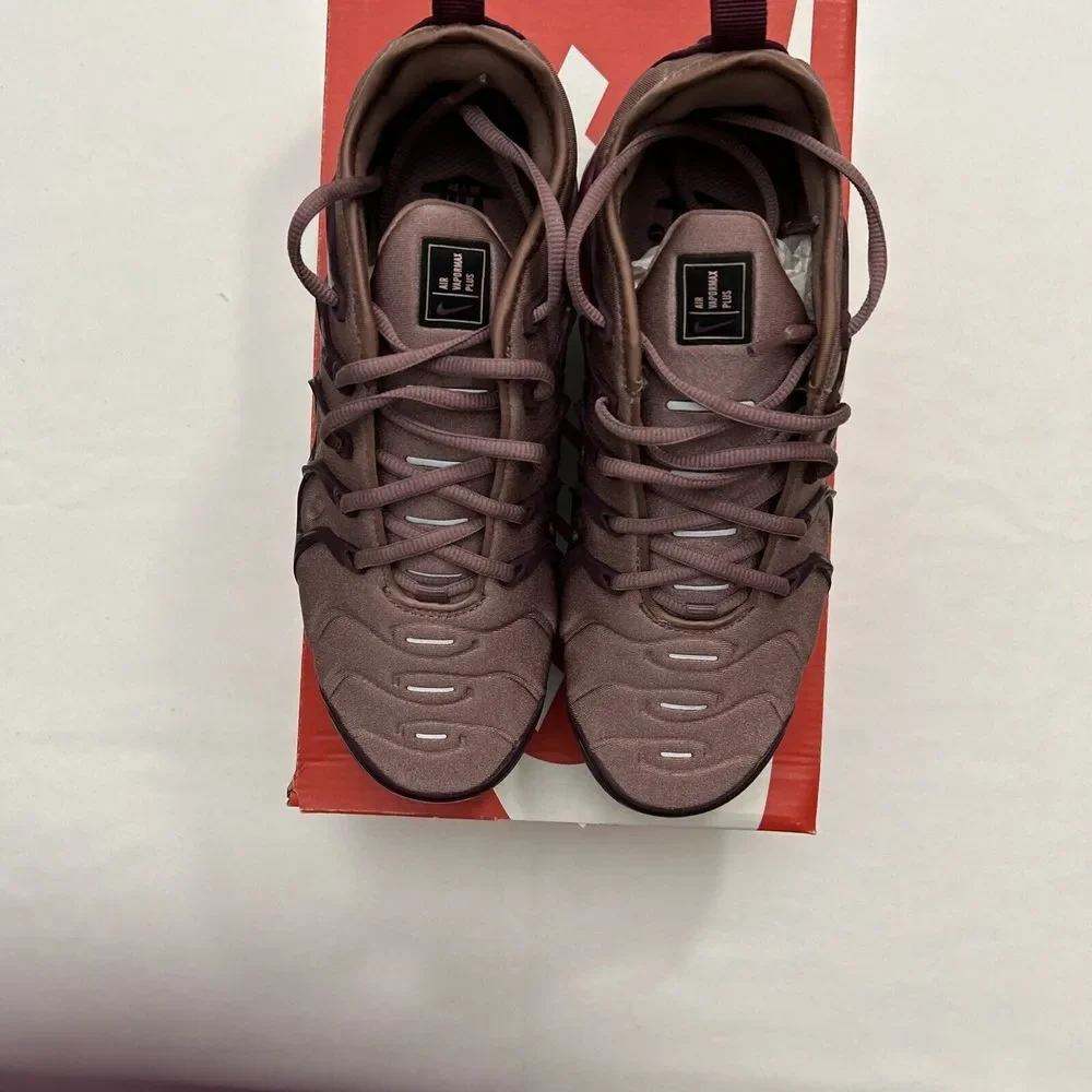 Nike Women's Air Vapormax Smokey Mauve Bordeaux Lace Up Trainers Sz 8/ SKU #2968